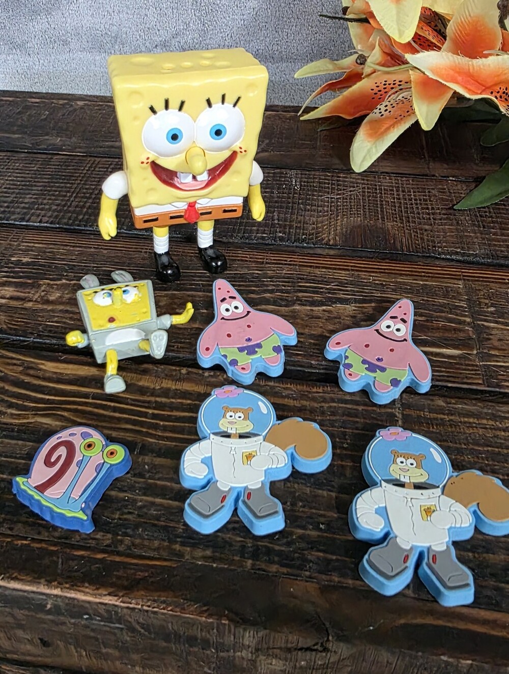 SpongeBob Action Figure Toys and Magnets